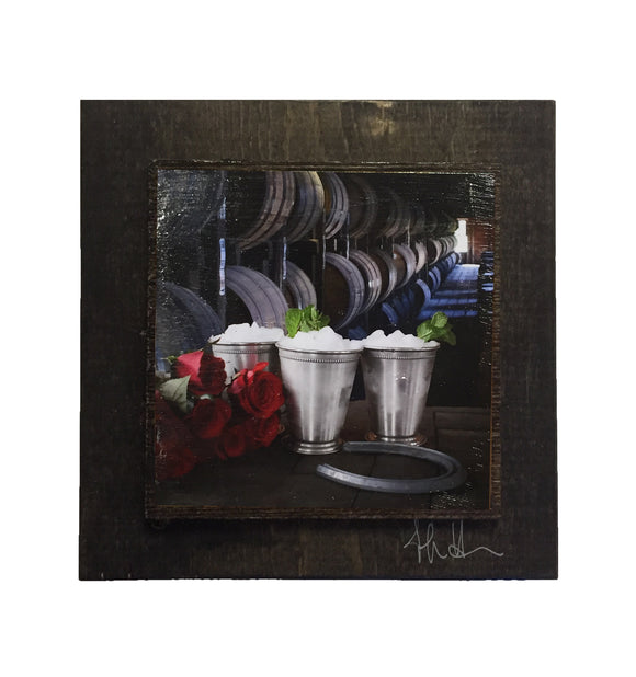 Mint Juleps in Rick House Wooden Art