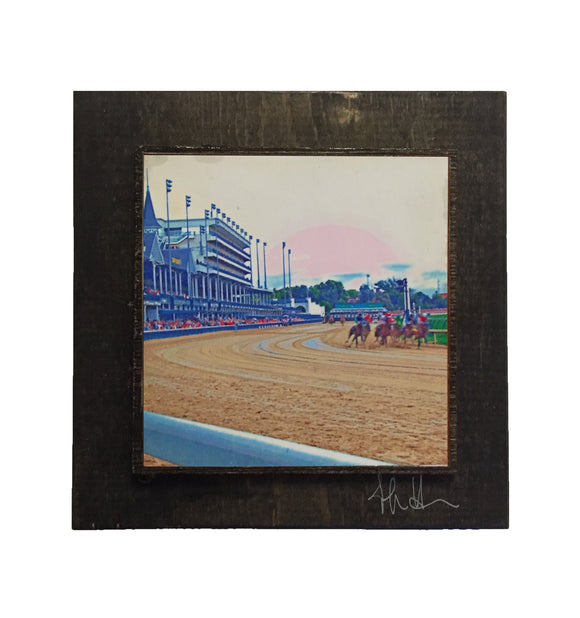 Derby Race Spires Wooden Art