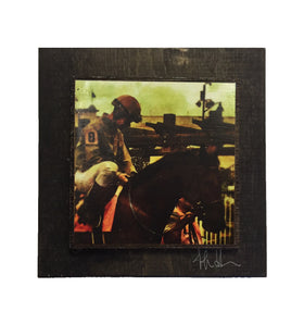 Derby Walking In Wooden Art