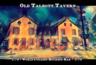 Old Talbott Tavern Deco Post Card