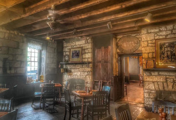 Old Talbott Tavern Dining Room Post Card