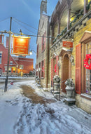 Old Talbott Tavern Snowy Walk Post Card-1