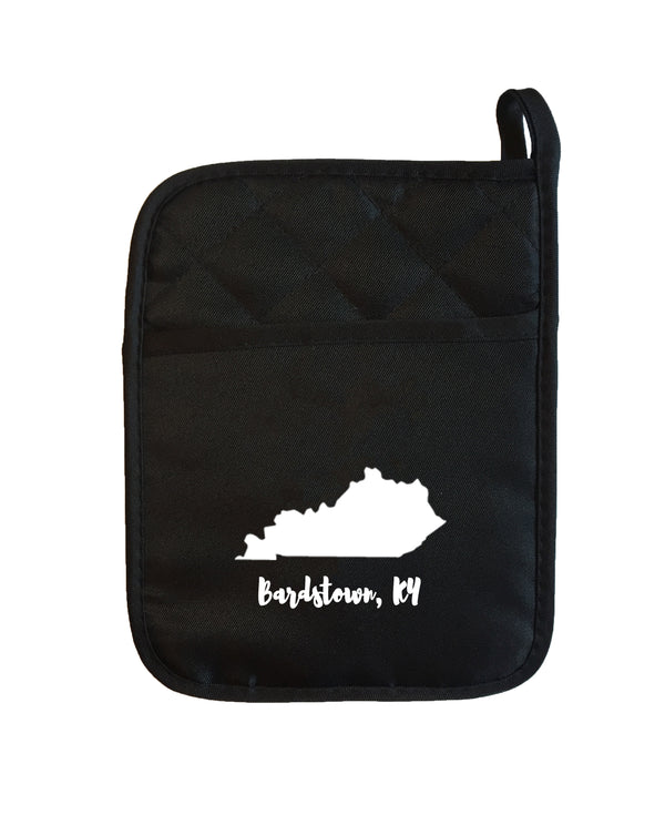 State Shape with Your Town Pot Holder