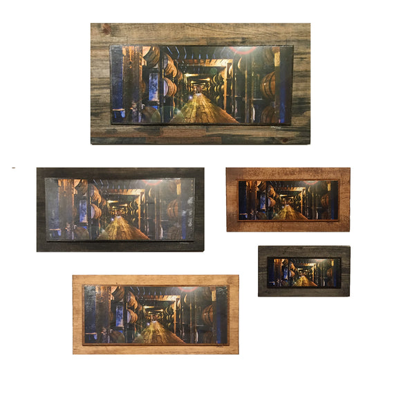 Bourbon Rick House #1 Wooden Art