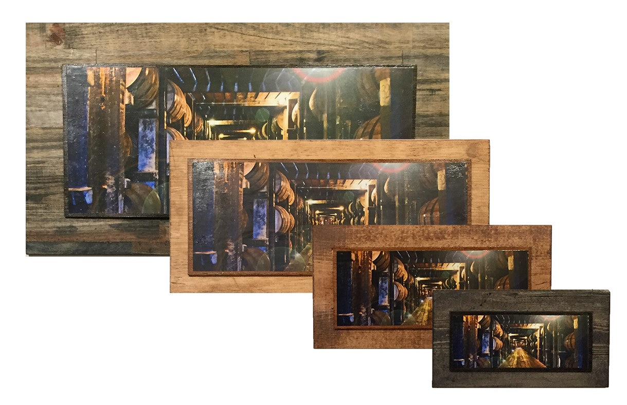 Bourbon Rick House #1 Wooden Art