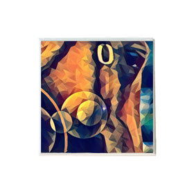 Derby Horse Close Up Deco Ceramic Coaster