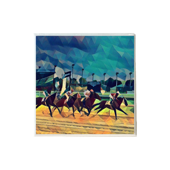 Derby Vintage Race Deco Ceramic Coaster