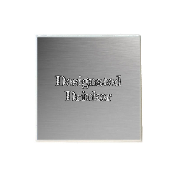 Designated Drinker Ceramic Coaster