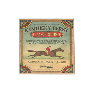 Vintage Kentucky Derby Ad Ceramic Coaster