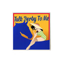 Talk Derby to Me Ceramic Coaster-1