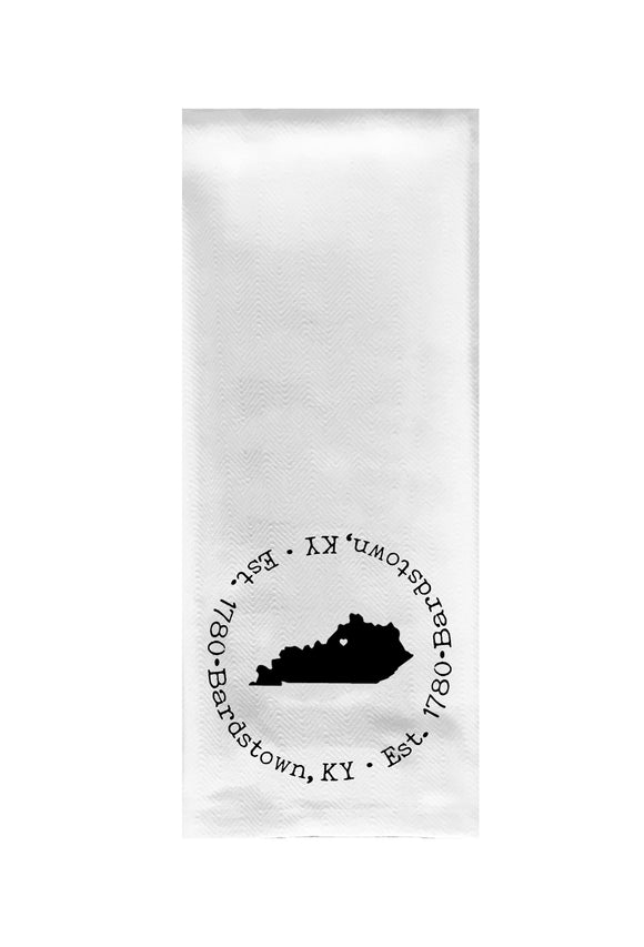 Your Town Est. Year Tea Towel