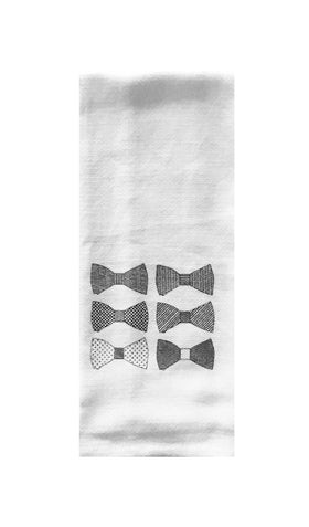 Derby Bow Ties Tea Towel