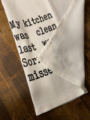 My Kitchen Was Clean Tea Towel-8