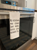 My Kitchen Was Clean Tea Towel-5
