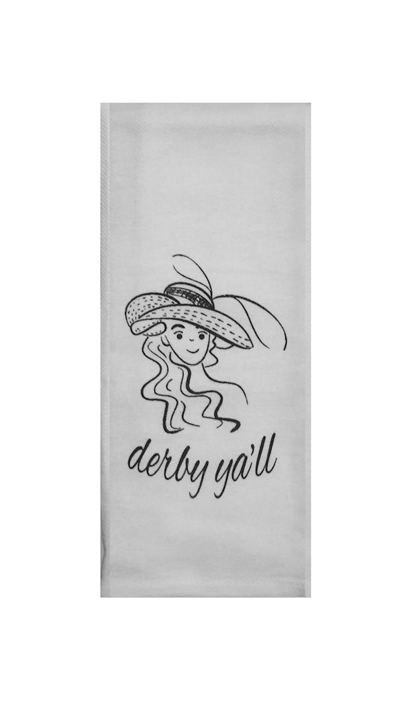 Derby Yall Tea Towel