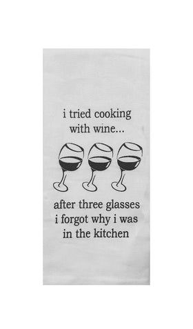 I Tried Cooking With Wine Tea Towel