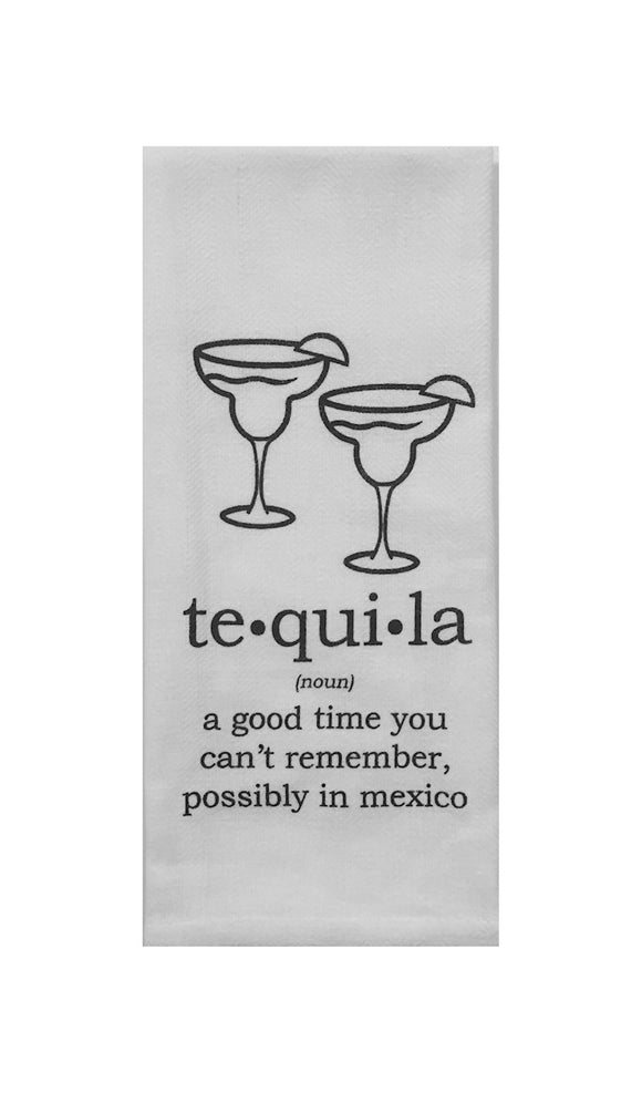Tequila Definition Tea Towel