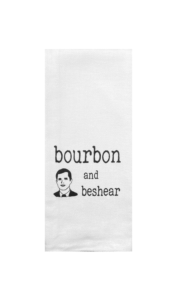 Bourbon and Beshear Team Kentucky Tea Towel