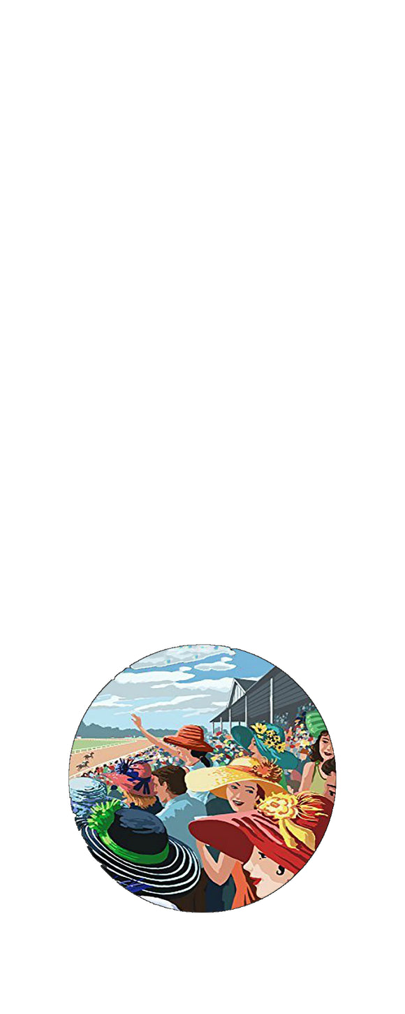 Derby Hats Tea Towel