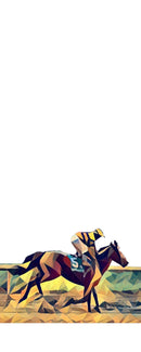 Derby Horse Trot Tea Towel-5