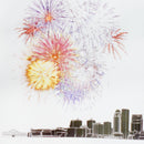 Louisville Thunder Skyline Derby Tea Towel-2