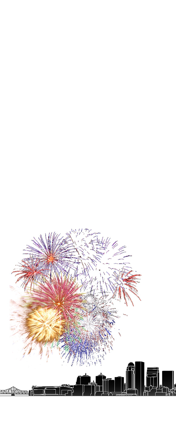 Louisville Thunder Skyline Derby Tea Towel