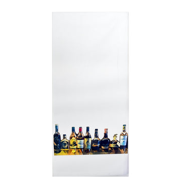 Bourbon Bottles Classics Tea Towel