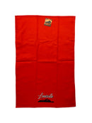 Louisville Skyline in Red and Black Tea Towel-2
