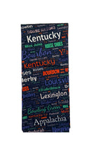 Kentucky Word Art Color Tea Towel-1