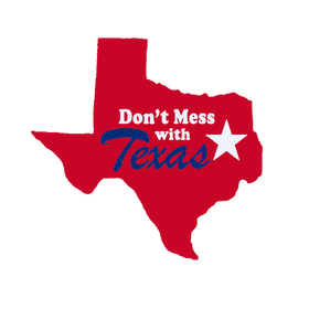 Don't Mess with Texas Wooden Magnet