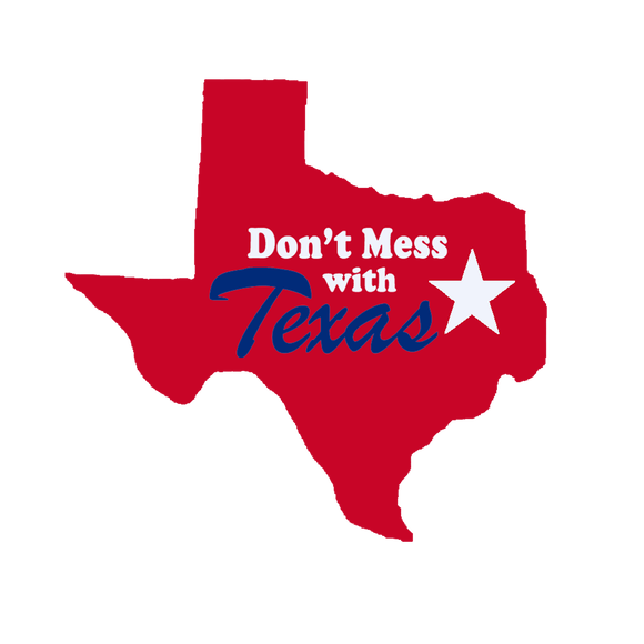Don't Mess with Texas Wooden Magnet