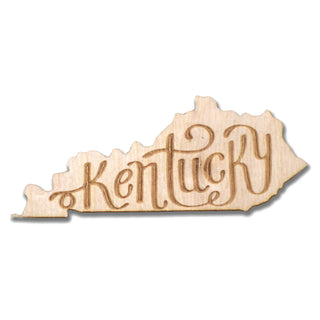 Kentucky Shape with Kentucky Script Magnet