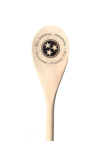 Tennessee State Tri-Star Wooden Spoon