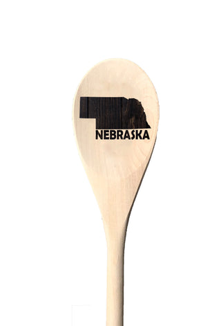 Nebraska State Wooden Spoon