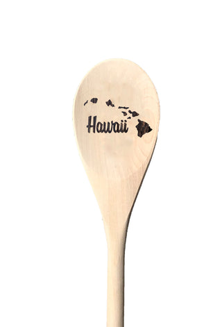 Hawaii State Wooden Spoon