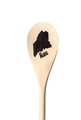 Maine State Wooden Spoon