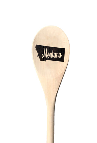 Montana State Wooden Spoon