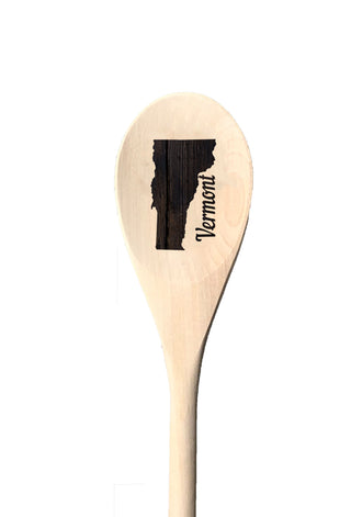 Vermont State Wooden Spoon