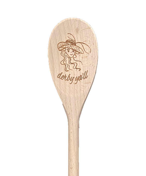 Derby Yall Wooden Spoon