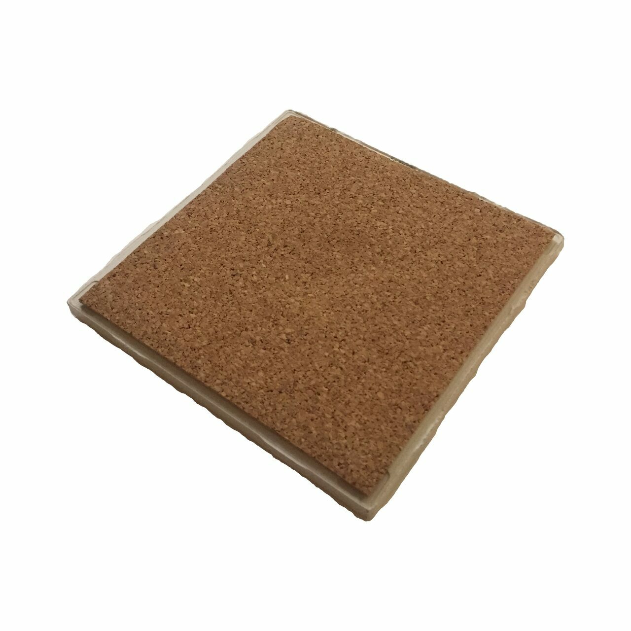Snifter on Bottles Ceramic Coaster