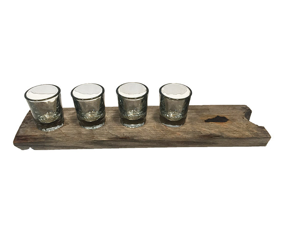 Bourbon Barrel Stave Flight Board