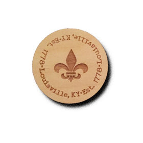 Fleur De Lis Louisville Round Magnet