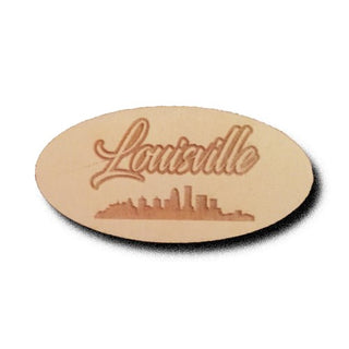 Louisville Skyline Oval Magnet